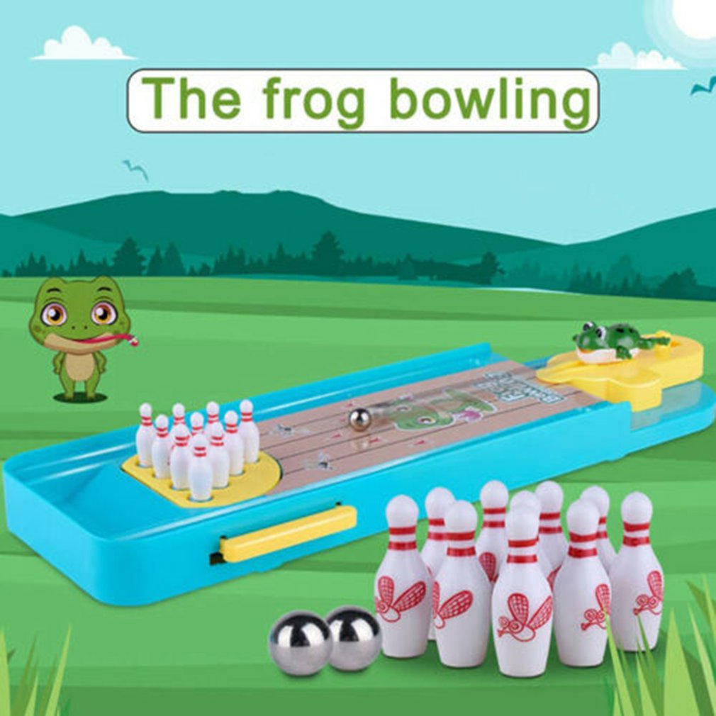 Tabletop Mini Bowling Set - Compact Strategy Game