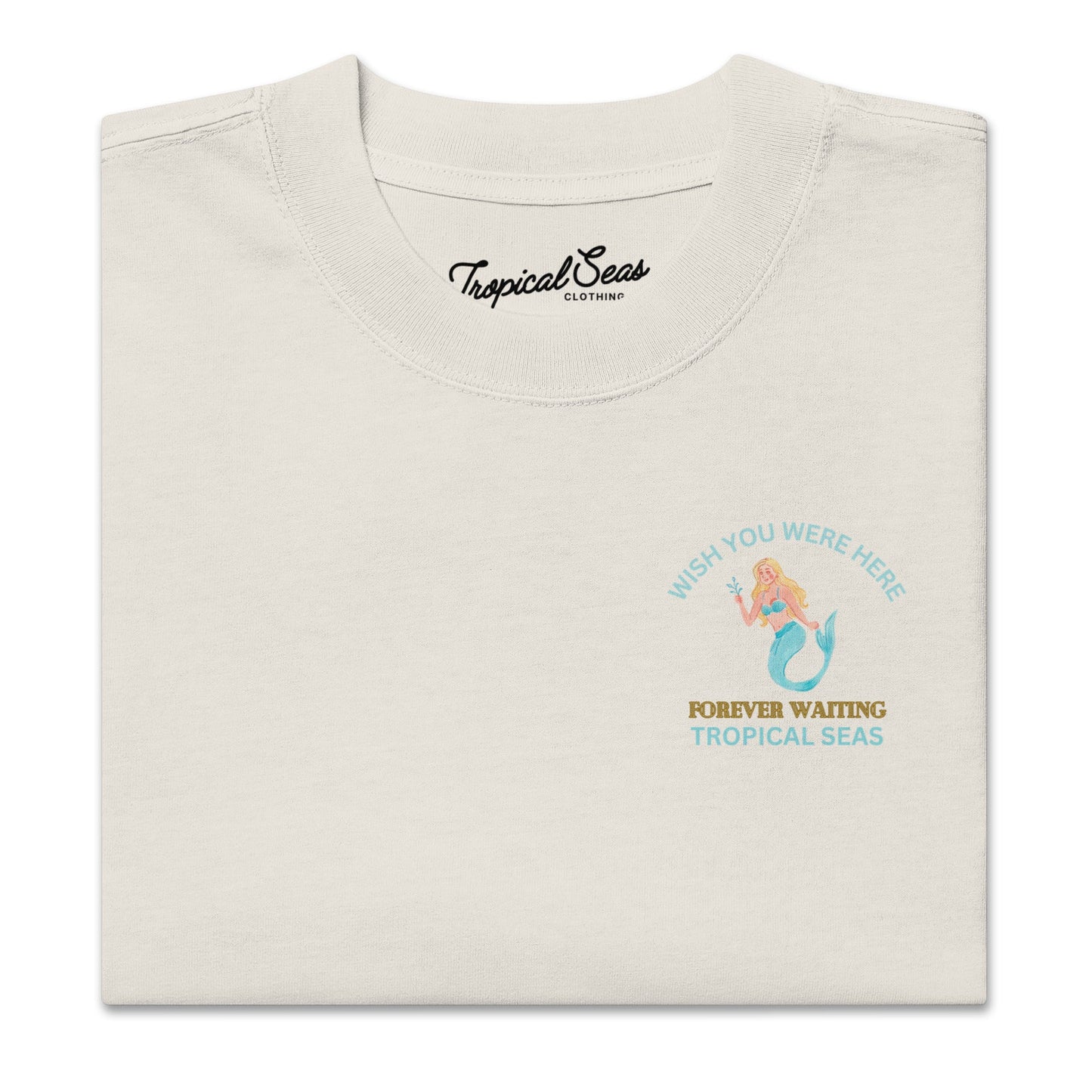 Vintage Mermaid Oversized Tee