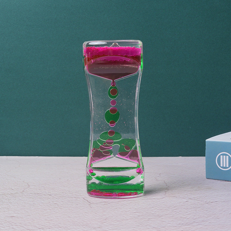 Dual-Tone Acrylic Sand Timer Decor