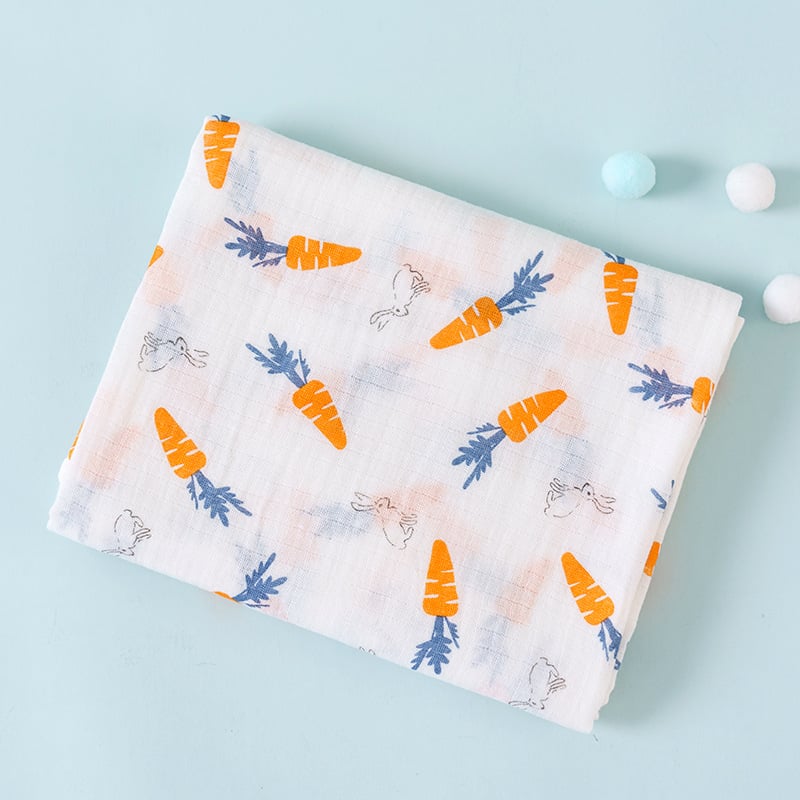 Cotton Cozy Cartoon Baby Wrap