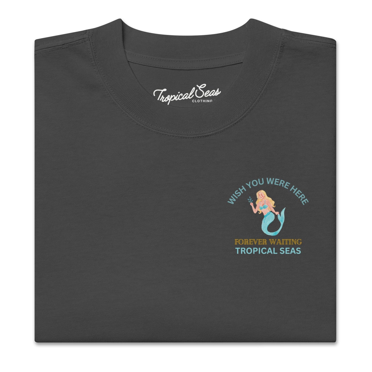 Vintage Mermaid Oversized Tee