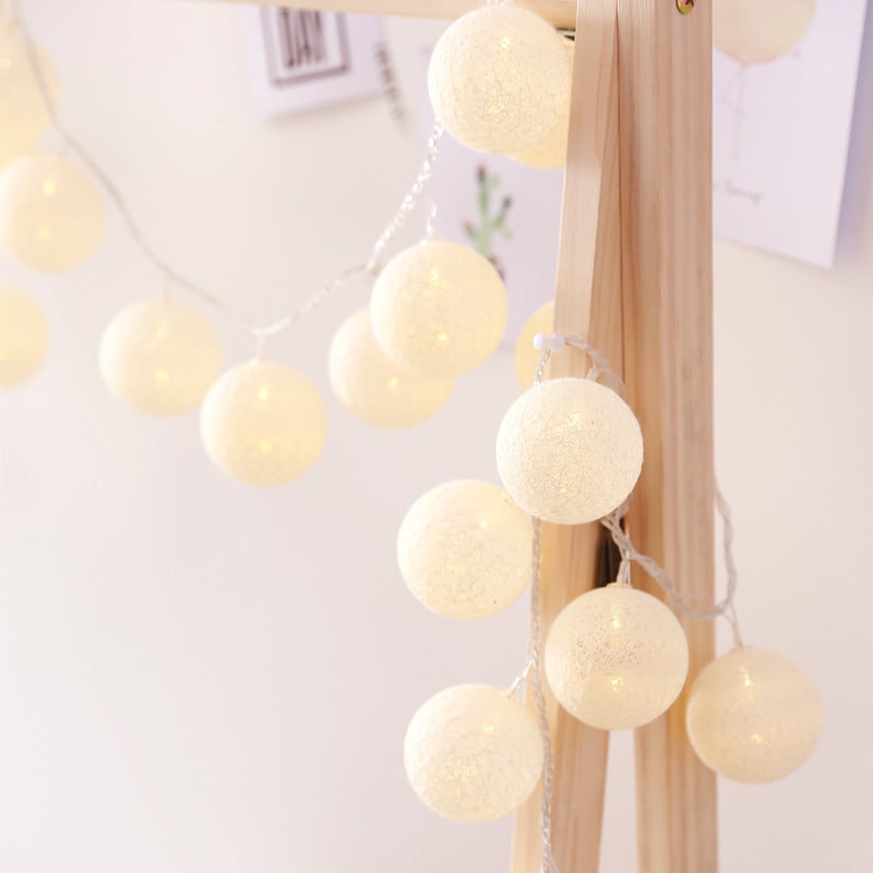 Cotton Glow LED Lantern Strings