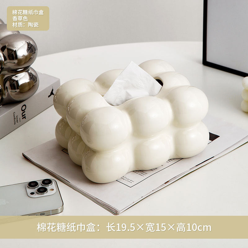Sleek Nordic Cotton Candy Tissue Holder
