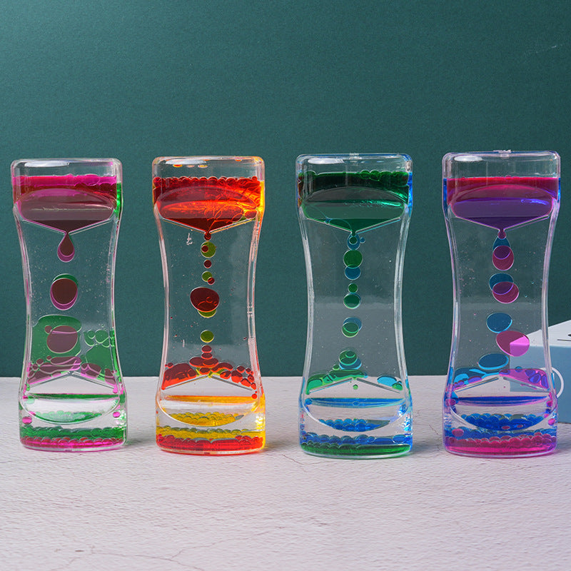 Dual-Tone Acrylic Sand Timer Decor