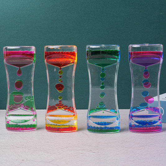 Dual-Tone Acrylic Sand Timer Decor