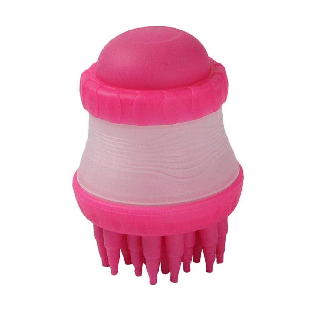 Pet Pamper Brush with Foot Wash