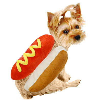 Hot Dog Burger Pet Outfits