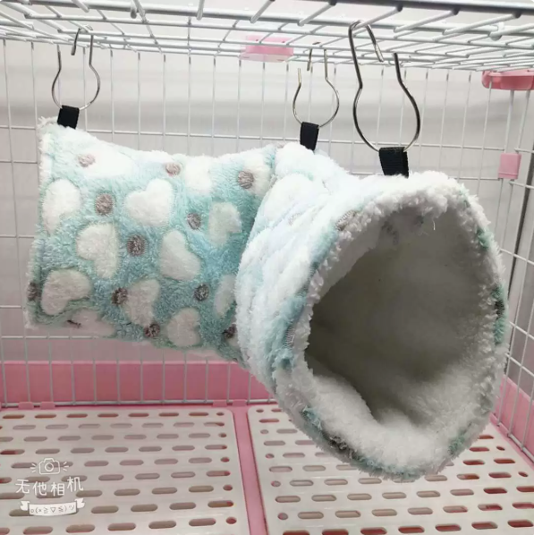 Cozy Plush Hamster Play Tunnel