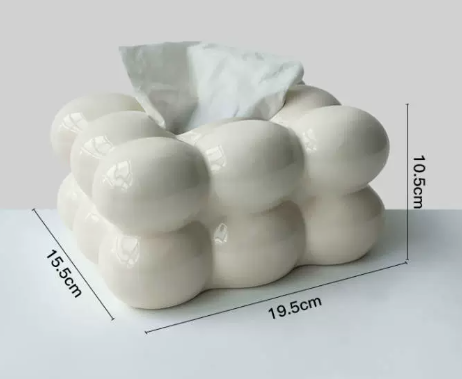 Sleek Nordic Cotton Candy Tissue Holder