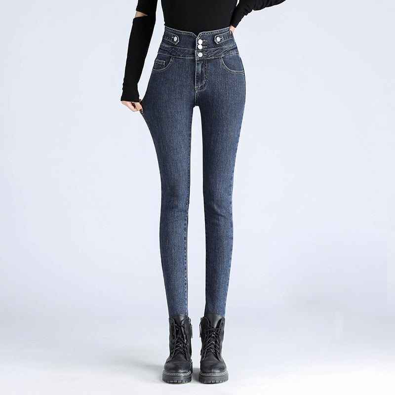 Chic Spring High-Waist Skinny Jeans