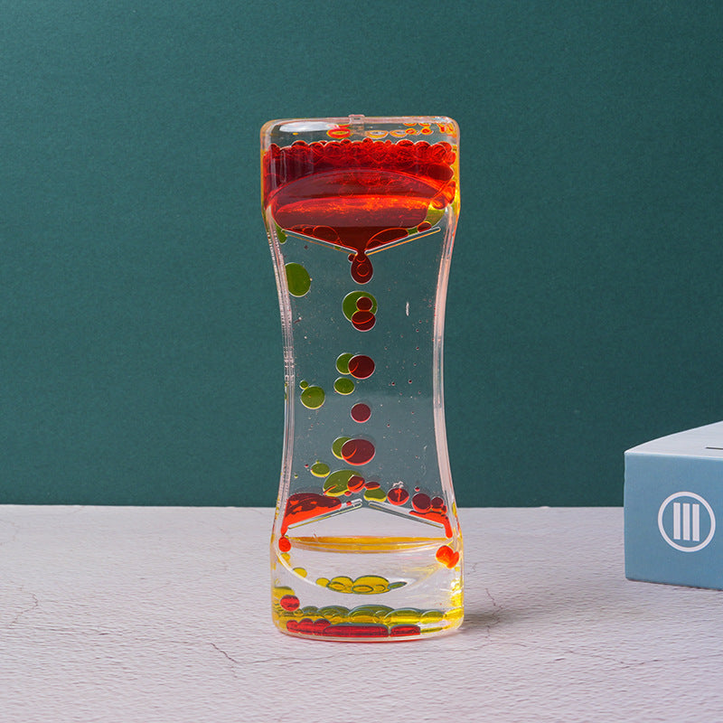 Dual-Tone Acrylic Sand Timer Decor