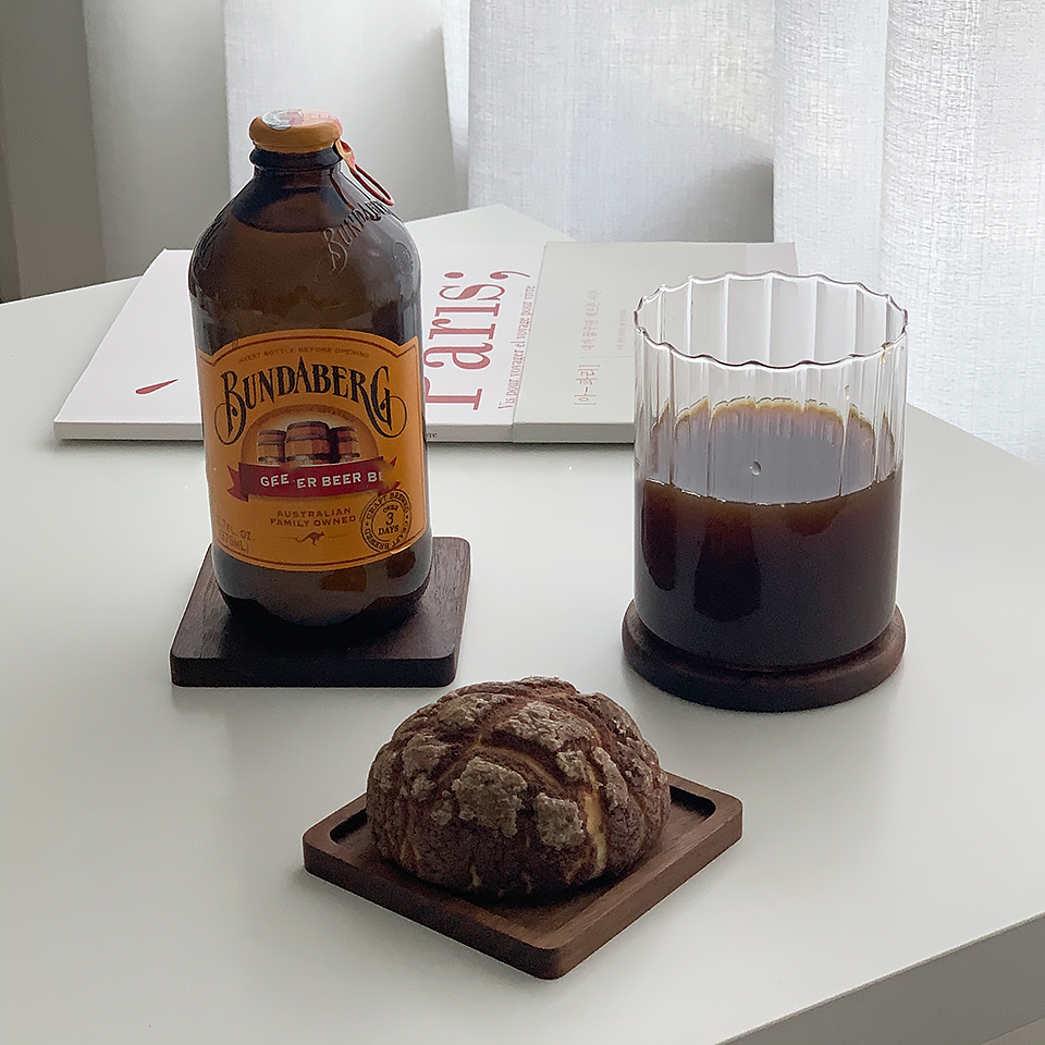 Japanese Walnut Artisan Coaster