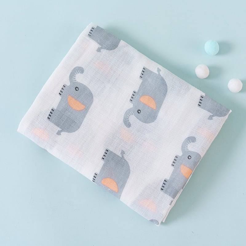 Cotton Cozy Cartoon Baby Wrap
