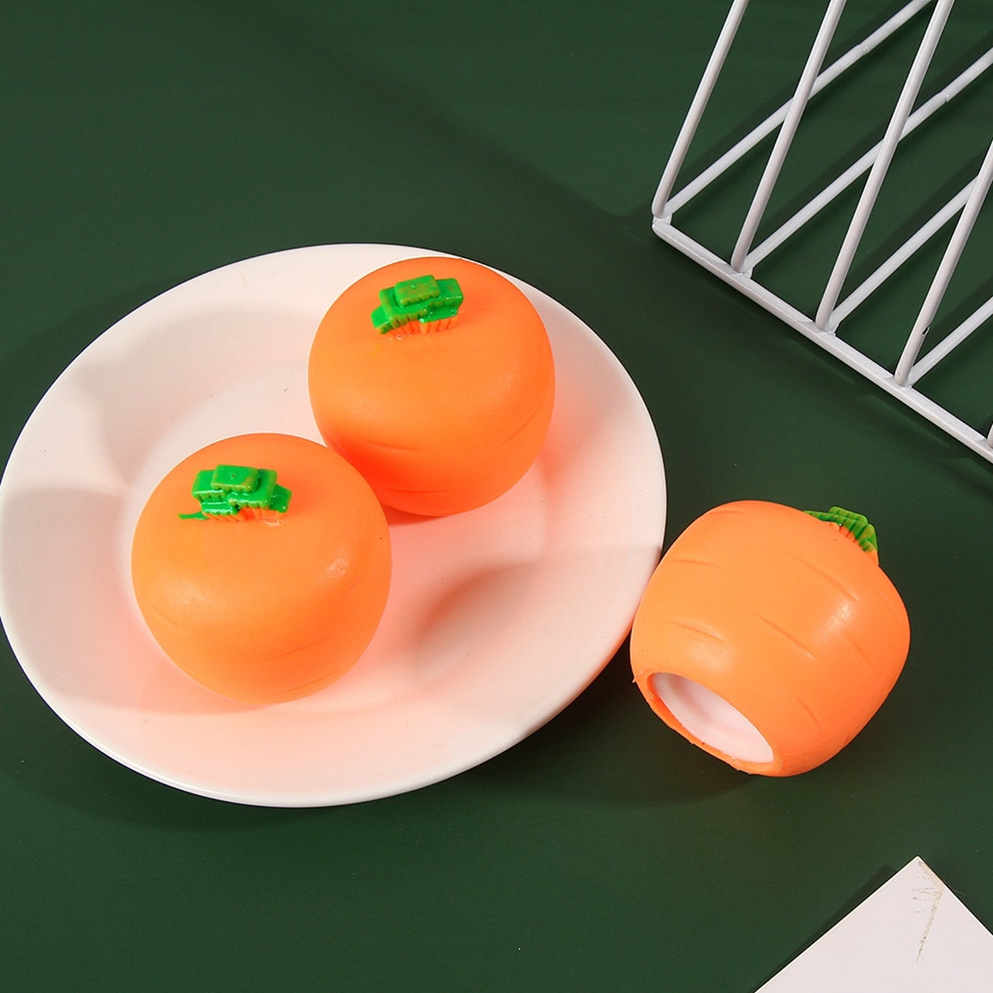 Charming Carrot Bunny Stress Toy