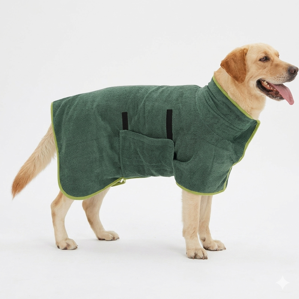 Quick-Dry Pet Robe Towel
