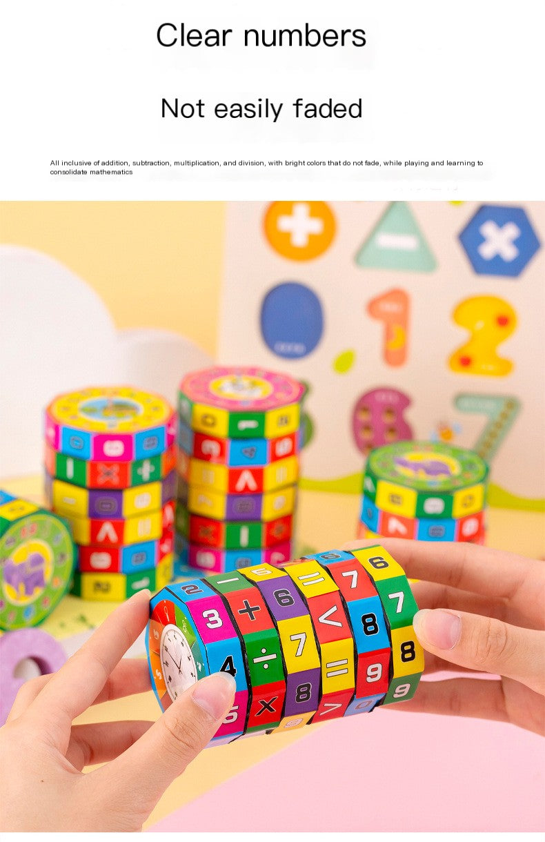 Kids Math Cylinder Cube