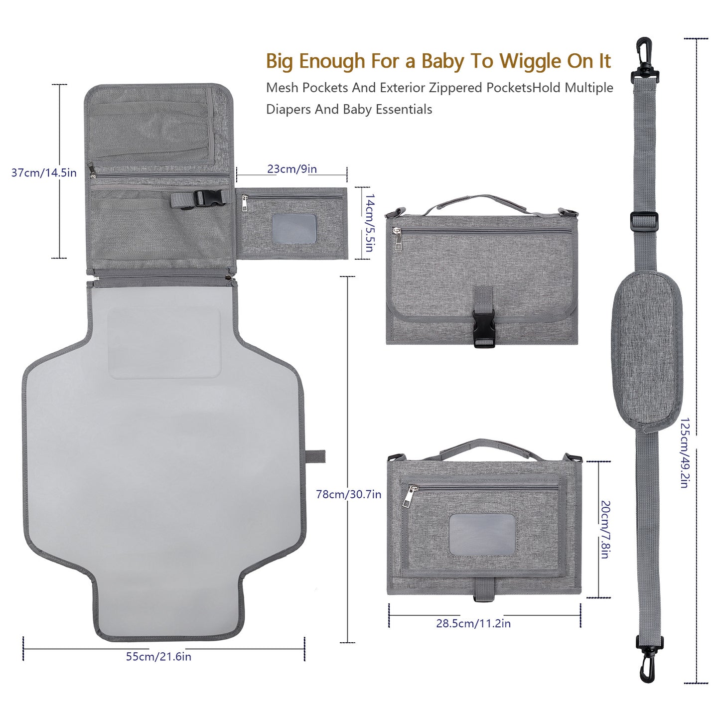Compact Travel Changing Mat