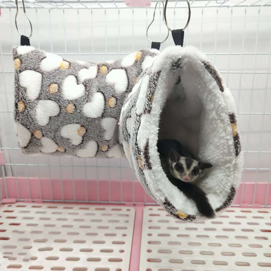 Cozy Plush Hamster Play Tunnel