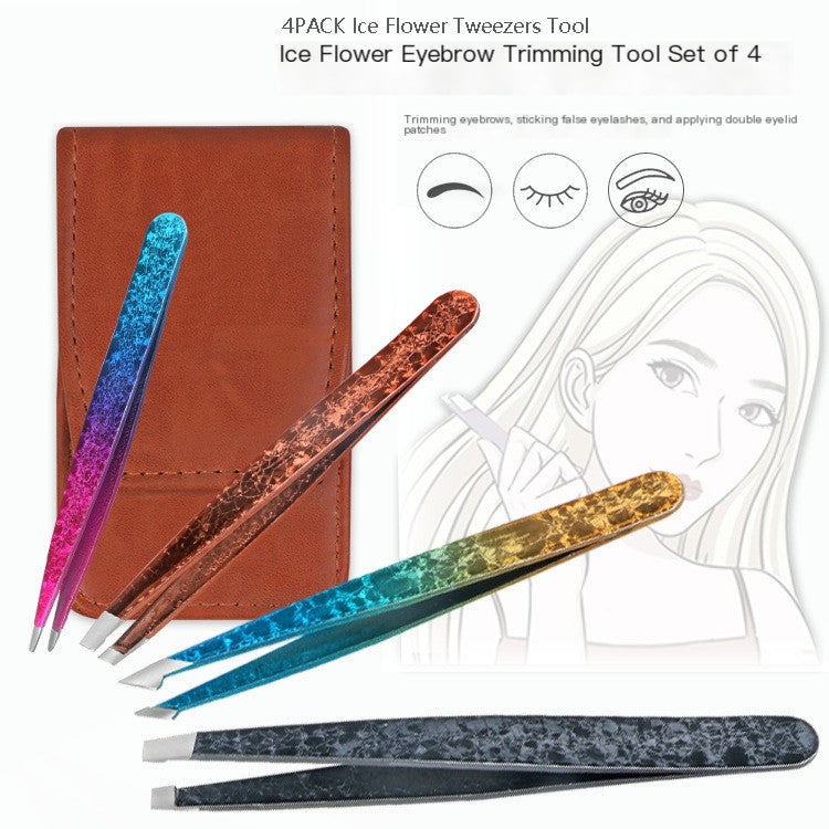 Dual-Purpose Eyebrow Tweezers Kit