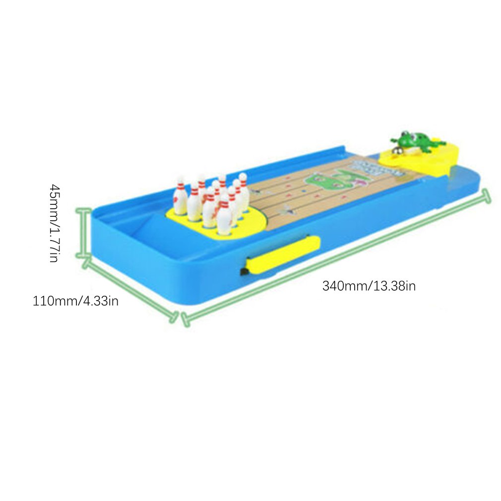 Tabletop Mini Bowling Set - Compact Strategy Game