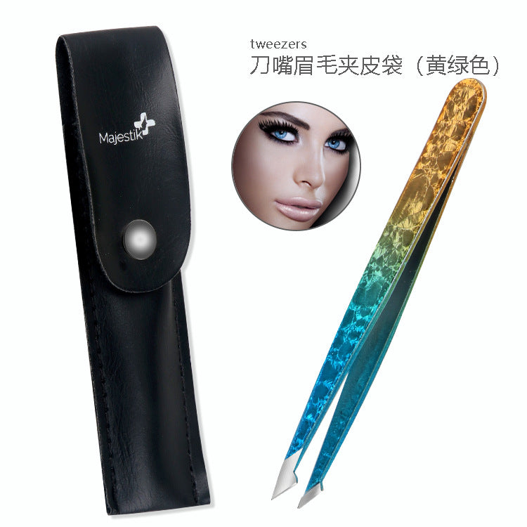 Dual-Purpose Eyebrow Tweezers Kit