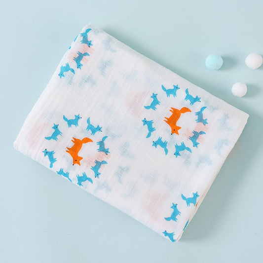 Cotton Cozy Cartoon Baby Wrap