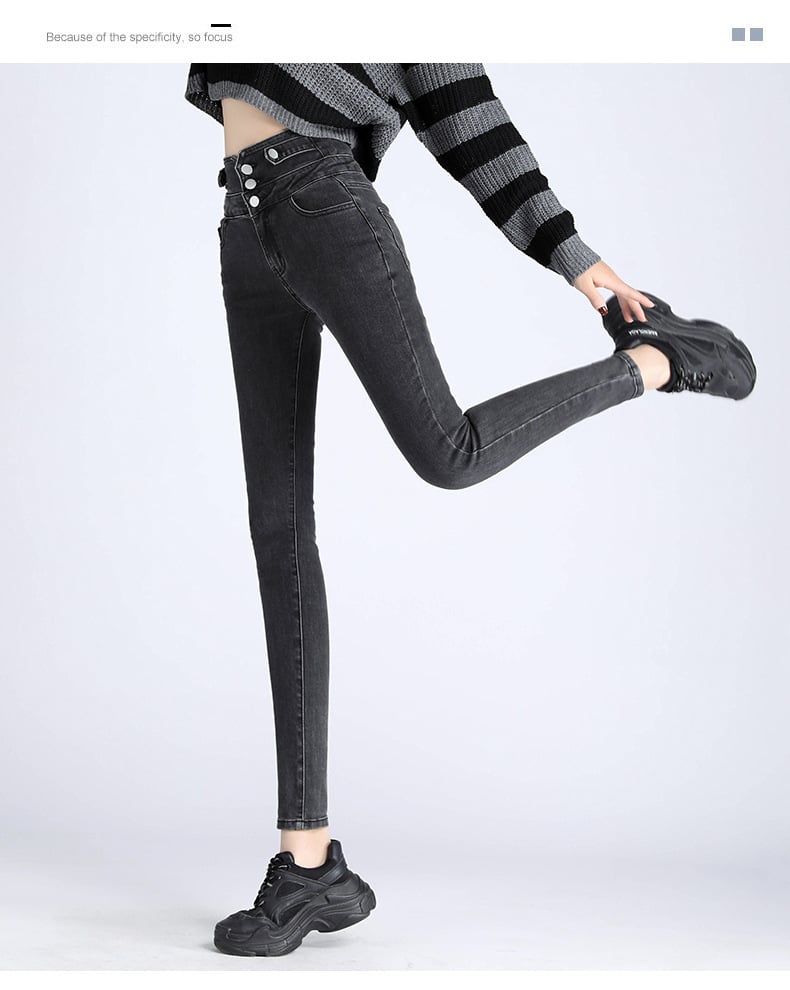 Chic Spring High-Waist Skinny Jeans