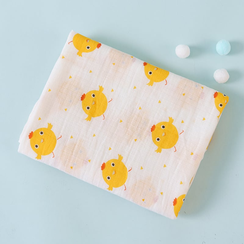 Cotton Cozy Cartoon Baby Wrap