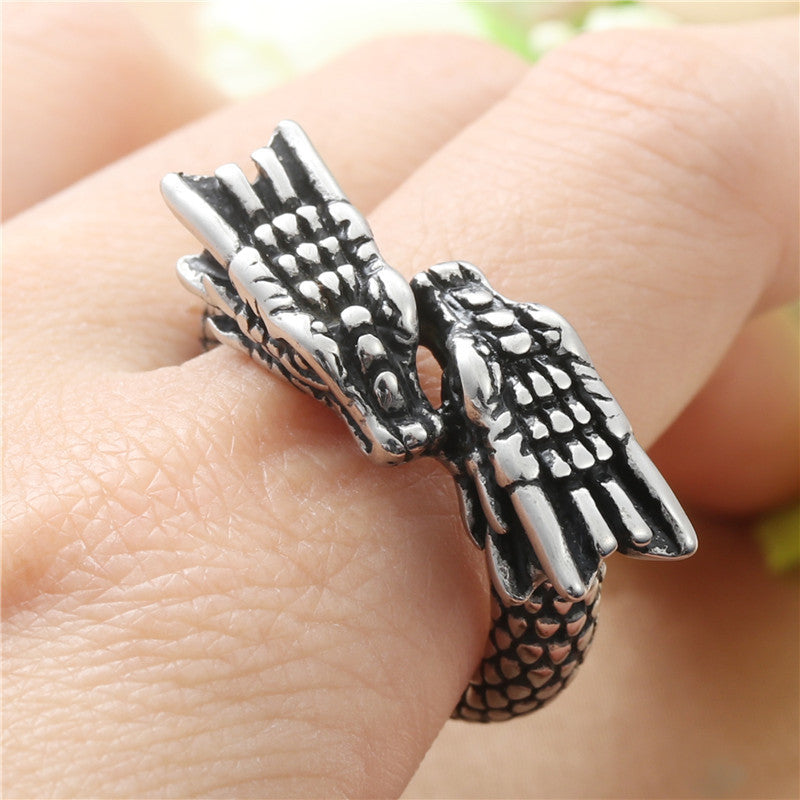 Vintage Titanium Dragon Ring