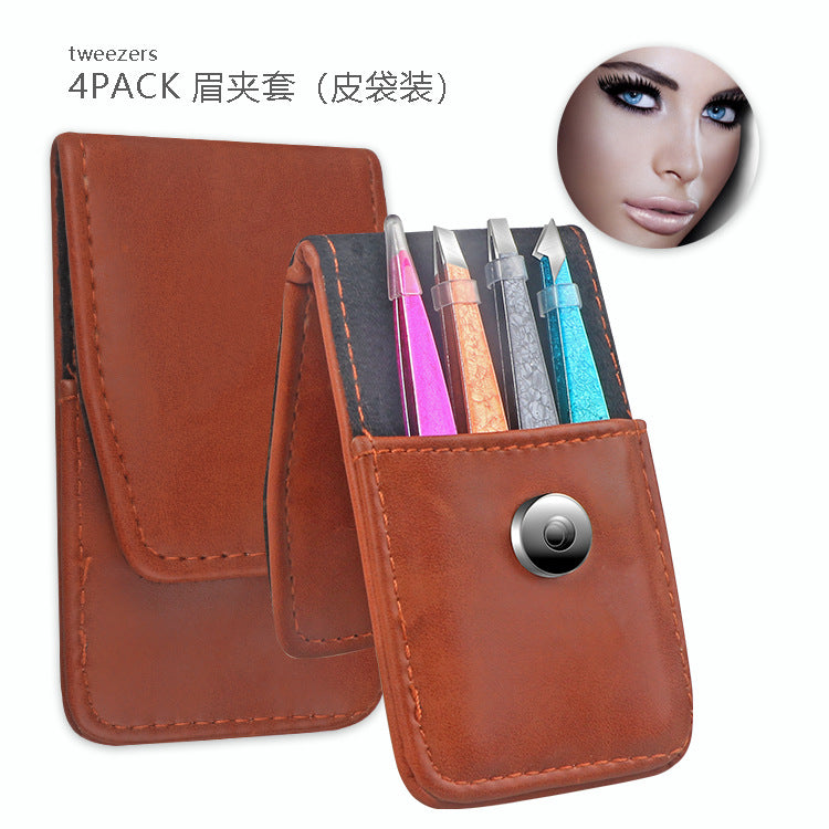 Dual-Purpose Eyebrow Tweezers Kit