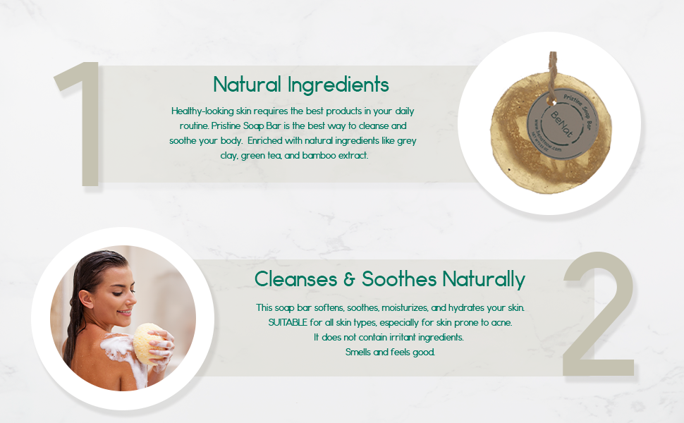 Botanic Bliss Soap: Bamboo & Green Tea