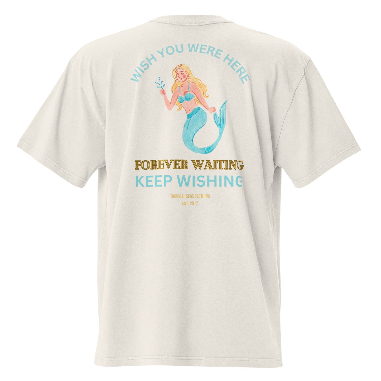 Vintage Mermaid Oversized Tee