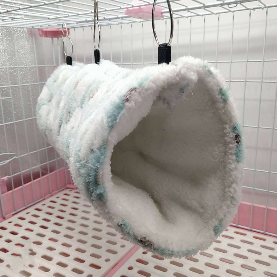 Cozy Plush Hamster Play Tunnel