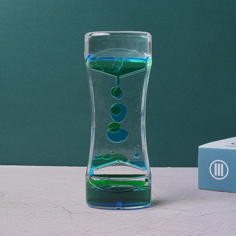 Dual-Tone Acrylic Sand Timer Decor