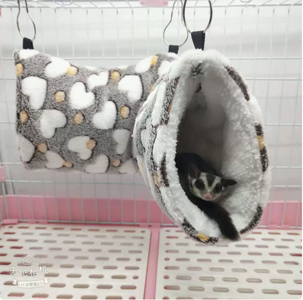 Cozy Plush Hamster Play Tunnel