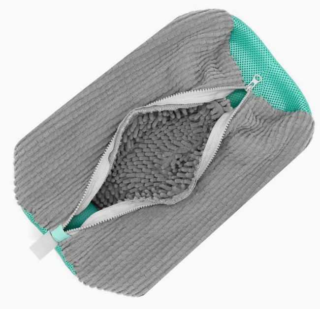 Cushioned Shoe Wash Bag