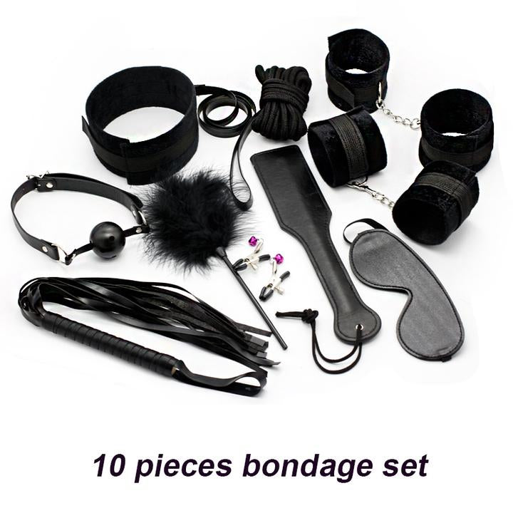 Deluxe 10-Piece Bondage Set