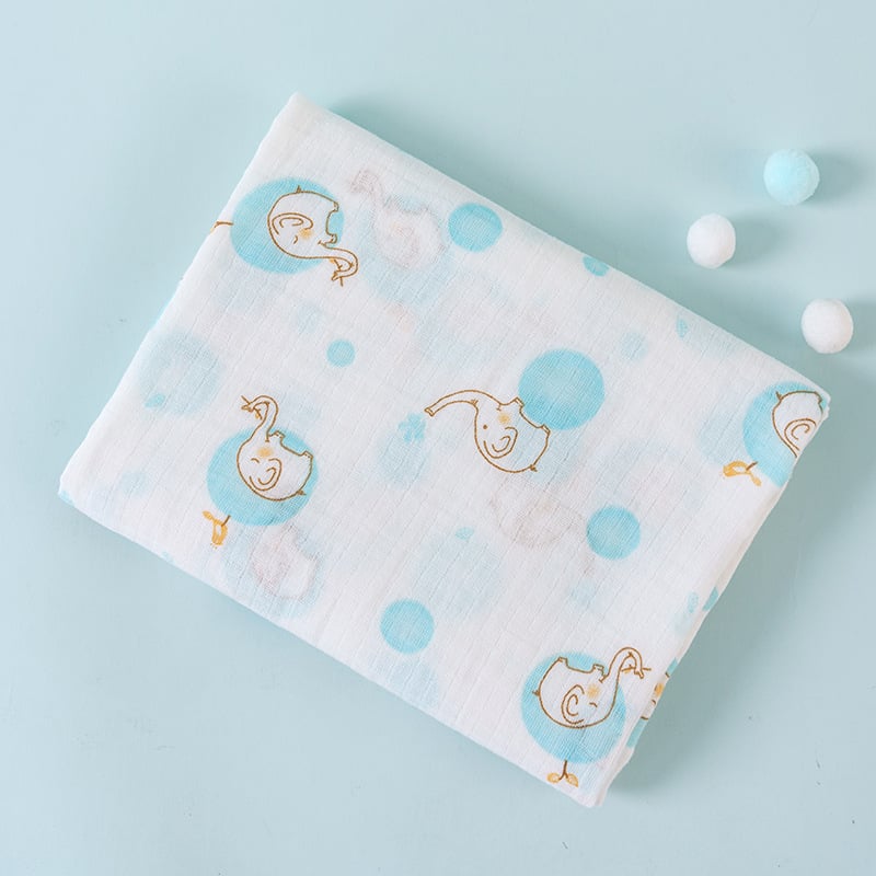 Cotton Cozy Cartoon Baby Wrap