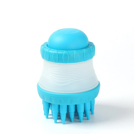 Pet Pamper Brush with Foot Wash