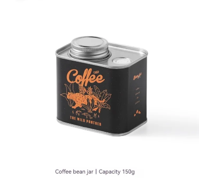 Camping Coffee Bean Preserve Can