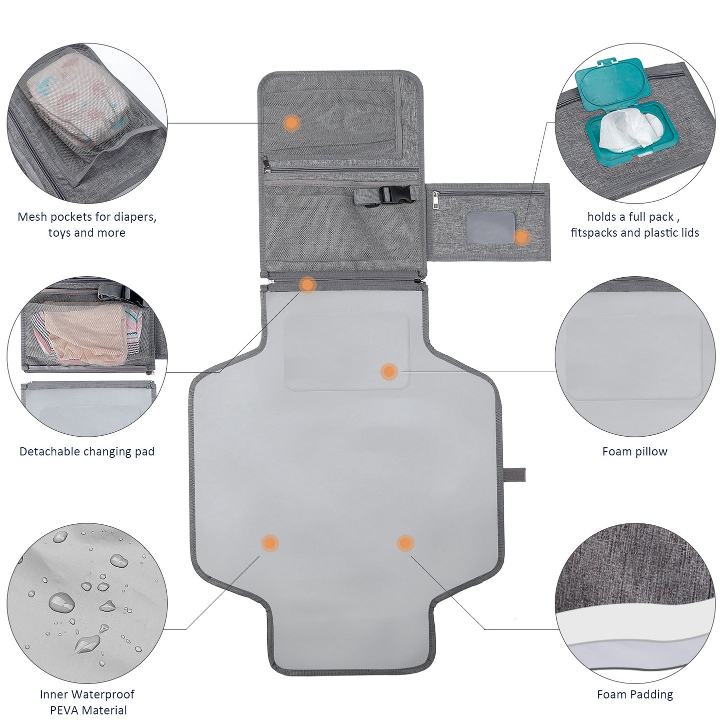 Compact Travel Changing Mat