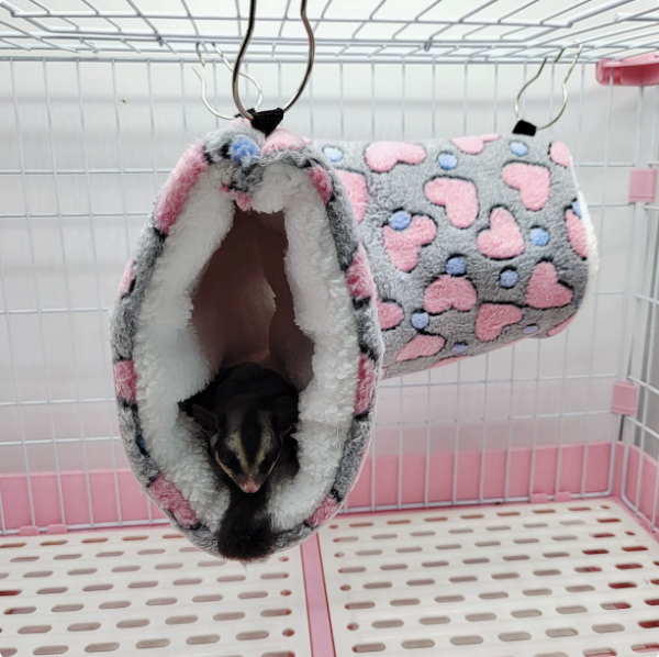 Cozy Plush Hamster Play Tunnel