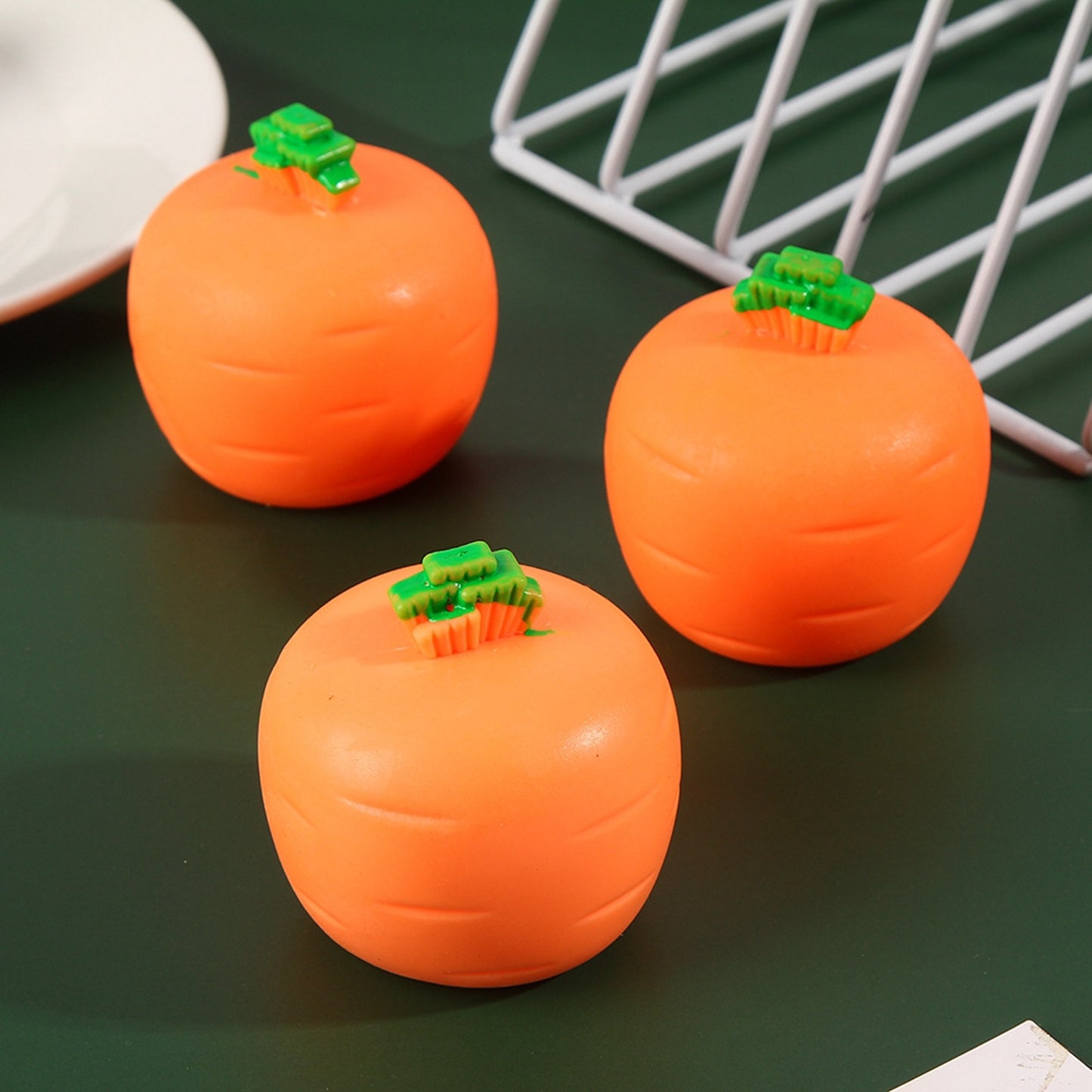 Charming Carrot Bunny Stress Toy