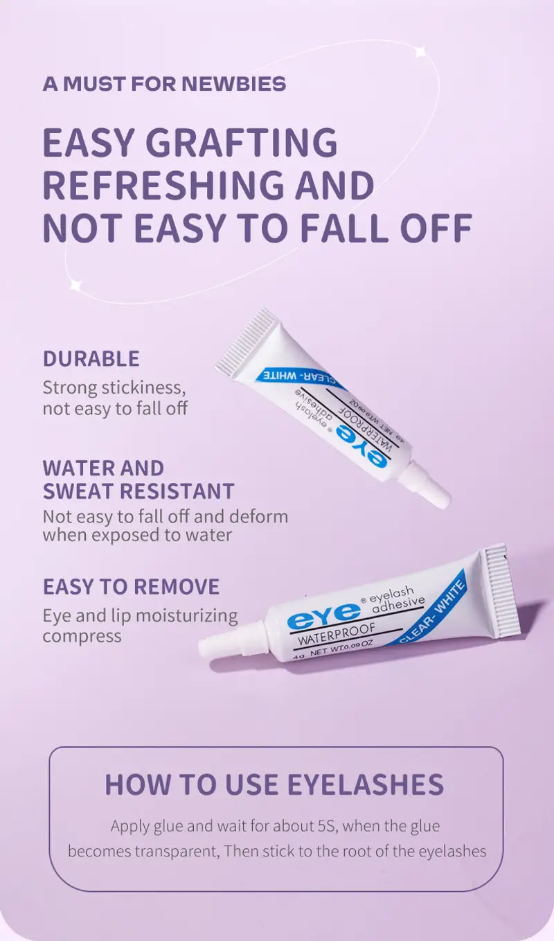 Anime-Inspired Natural Lash Clusters