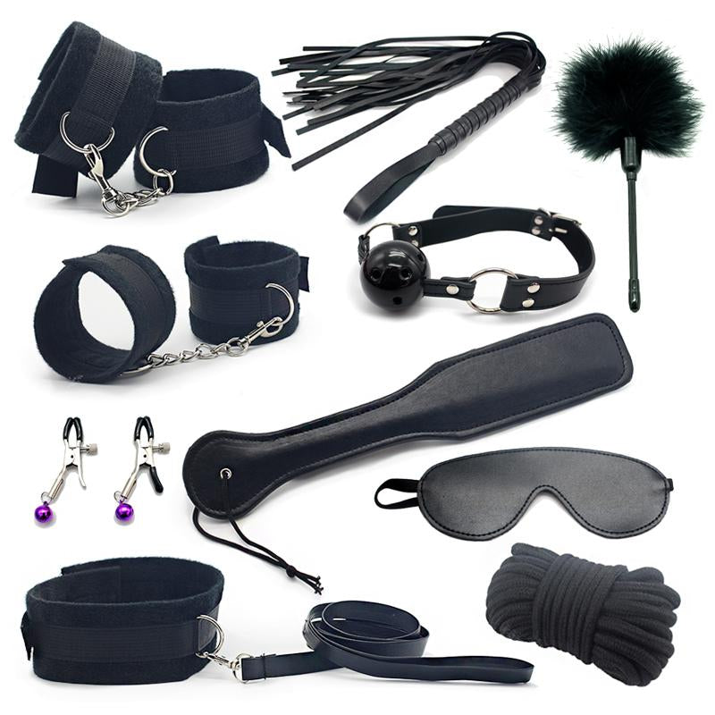 Deluxe 10-Piece Bondage Set