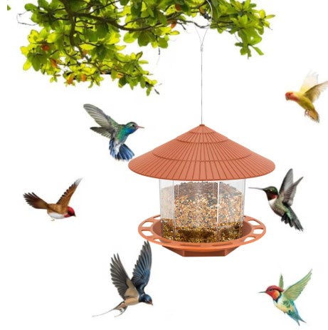 Efficient Outdoor Bird Feeder