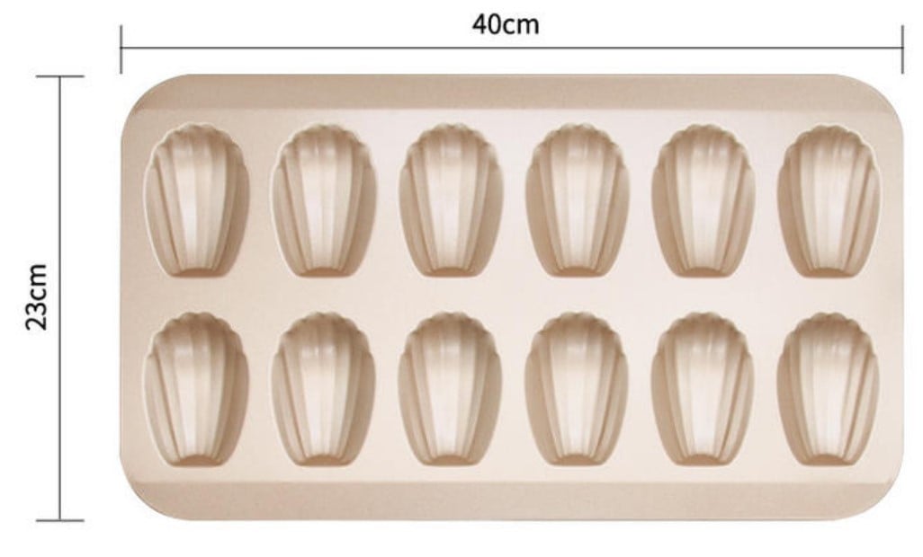 Deluxe Non-Stick Shell Cake Mold Set