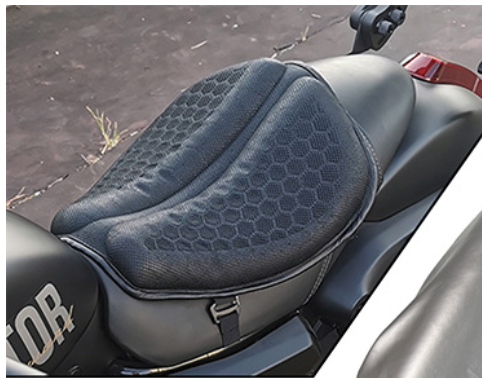 Honeycomb Gel Moto Seat Cushion