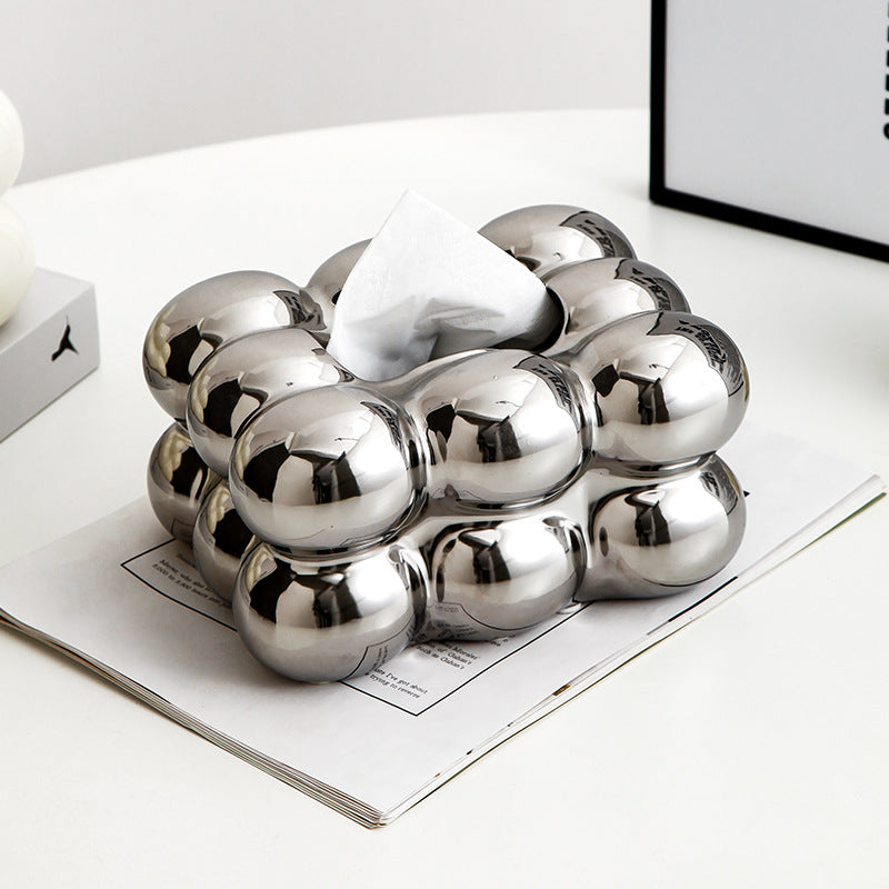 Sleek Nordic Cotton Candy Tissue Holder