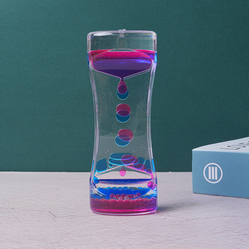Dual-Tone Acrylic Sand Timer Decor